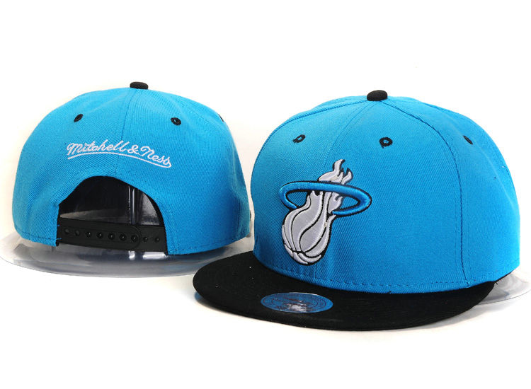 Miami Heat Blue Snapback Hat YS